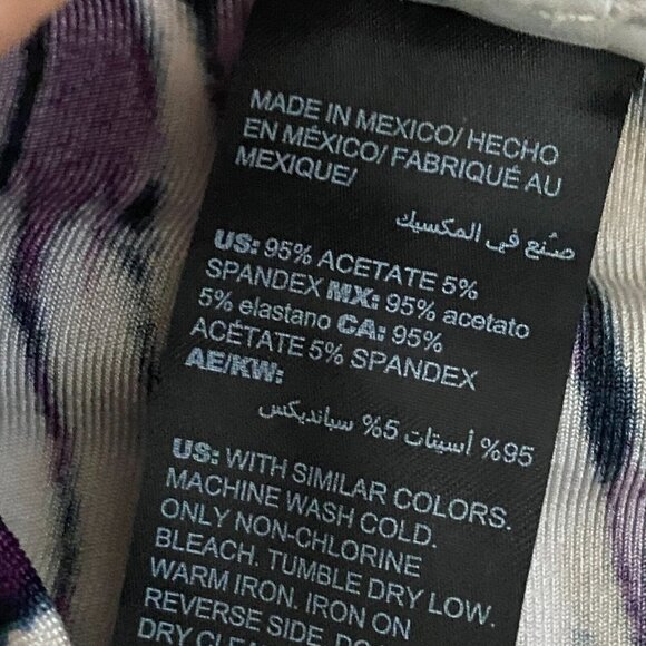 Chicos Travelers Pull On Pants Womens 0 US S Multicolor Slinky Knit Ankle - Picture 7 of 10